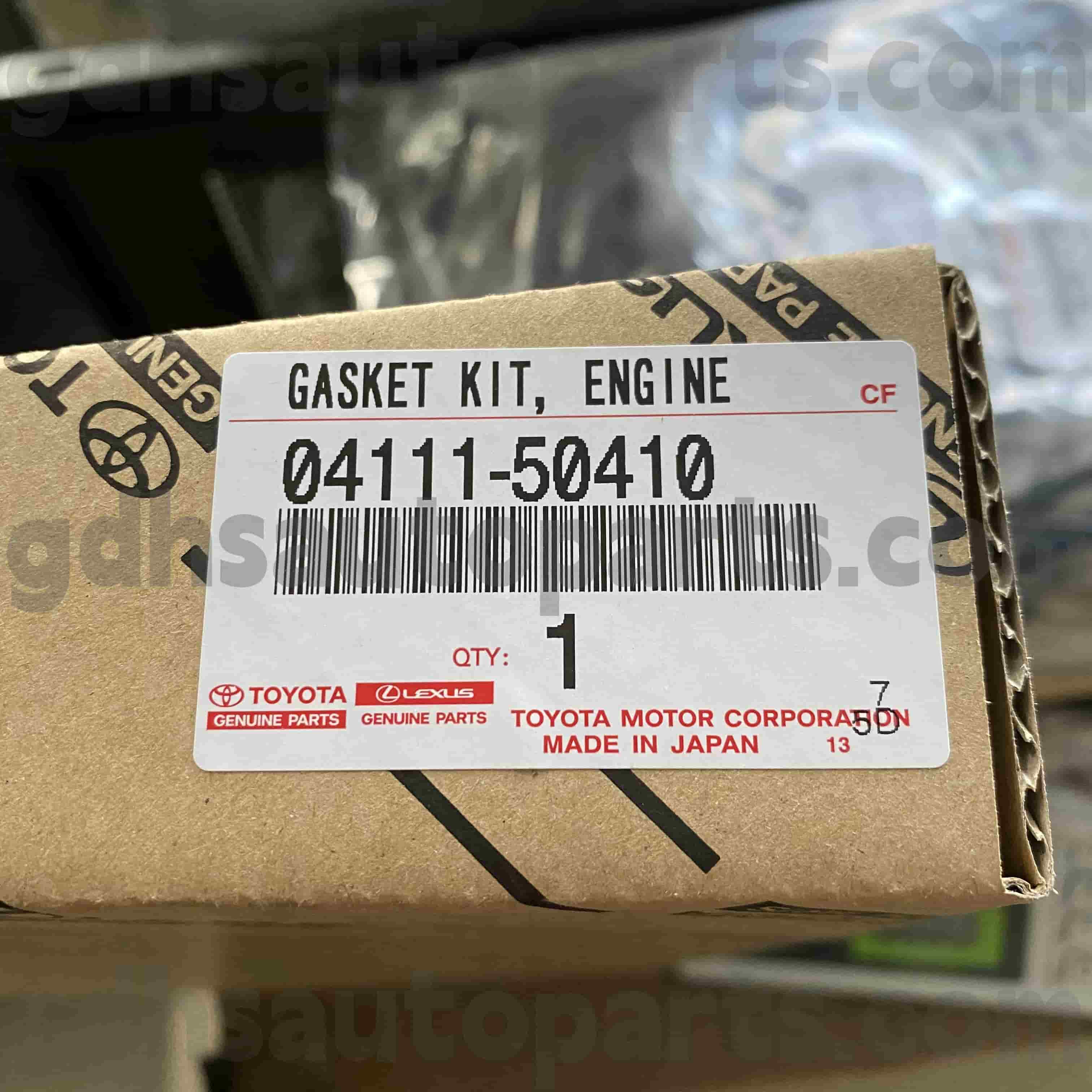 04111-50410 Toyota оригинални делови за ремонт на моторот за Land Cruiser