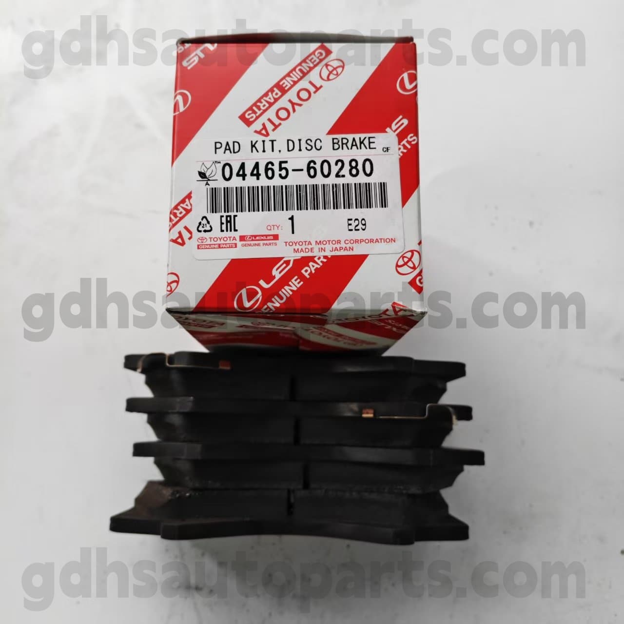 04465-60280 Toyota оригинални делови предна подлога за сопирачка за Land Cruiser 、 LX450D/460/570 Шасија бр. UZJ200
