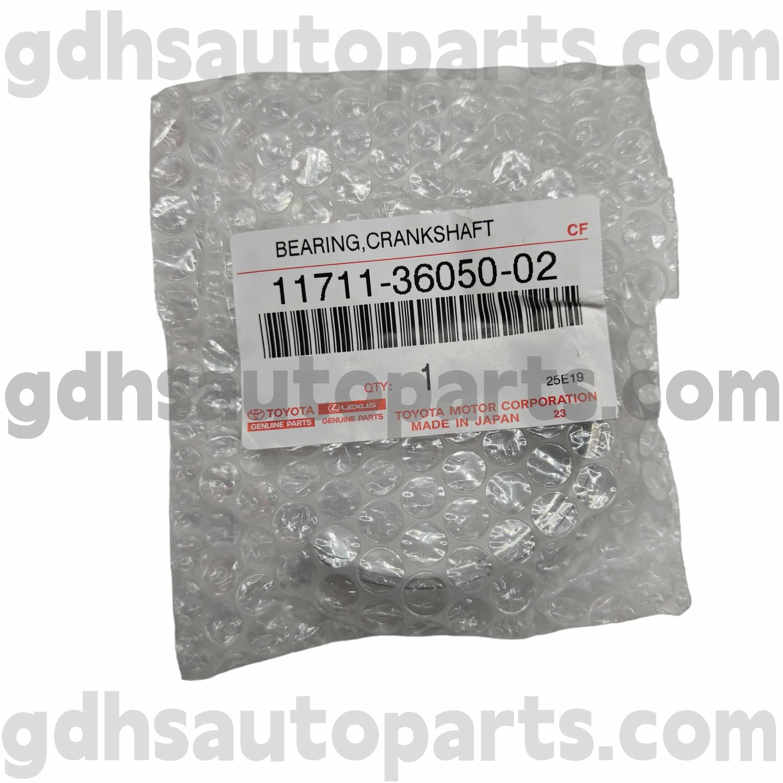 11711-36050-02 Оригинални делови на Toyota Лежиште за коленесто вратило за CAMRY, RAV4, LEXUS ES350/300H Шасија БР. AYH30