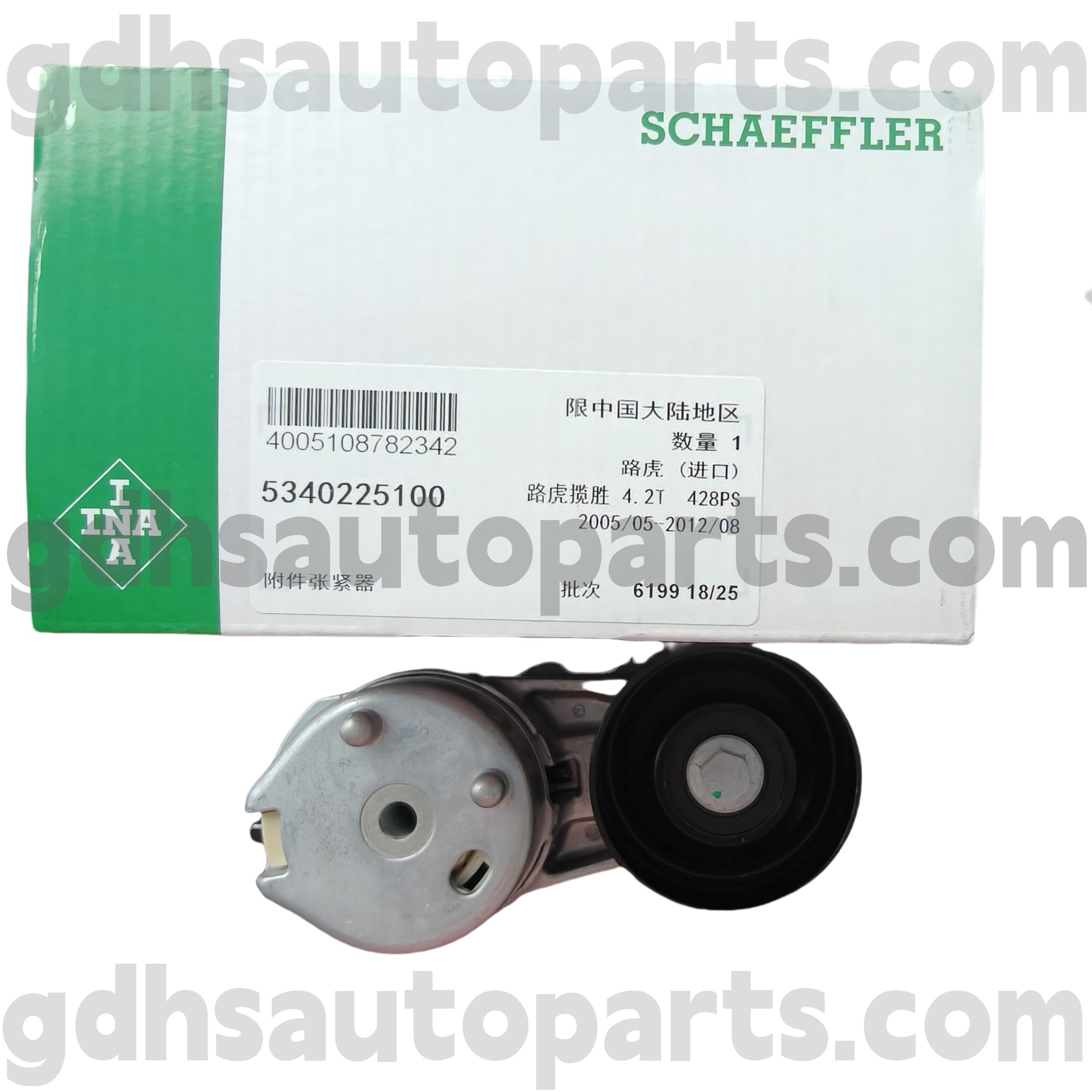 5340225100 Schaeffler Ina Drive Belt Tensioner for Range Rover Sport, Range Rover OE бр. PQG500030