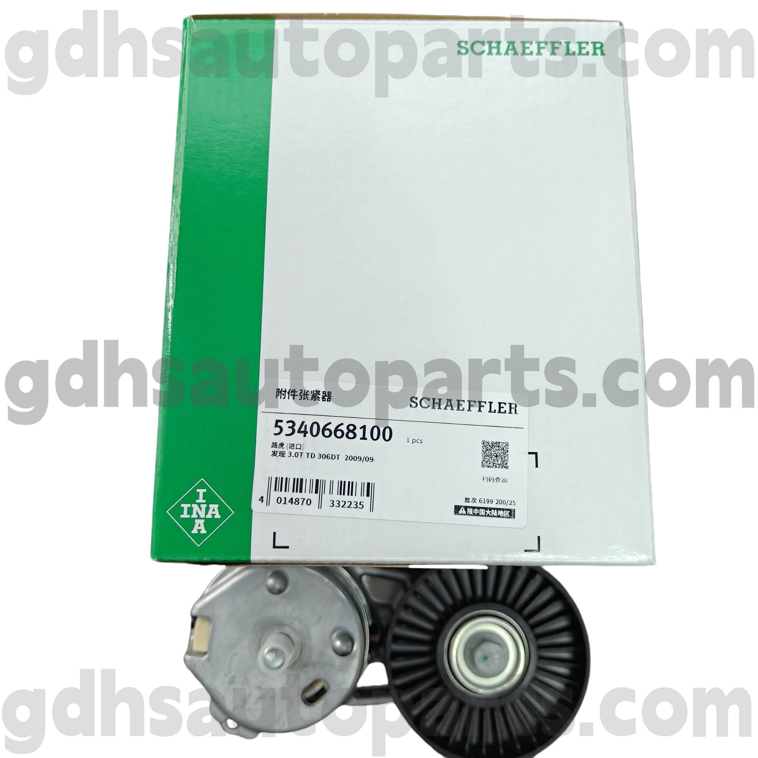 5340668100 Schaeffler Ina Drive Belt Tensioner for Range Rover, Range Rover Sport, Land Rover Discovery 4 OE бр. LR035493