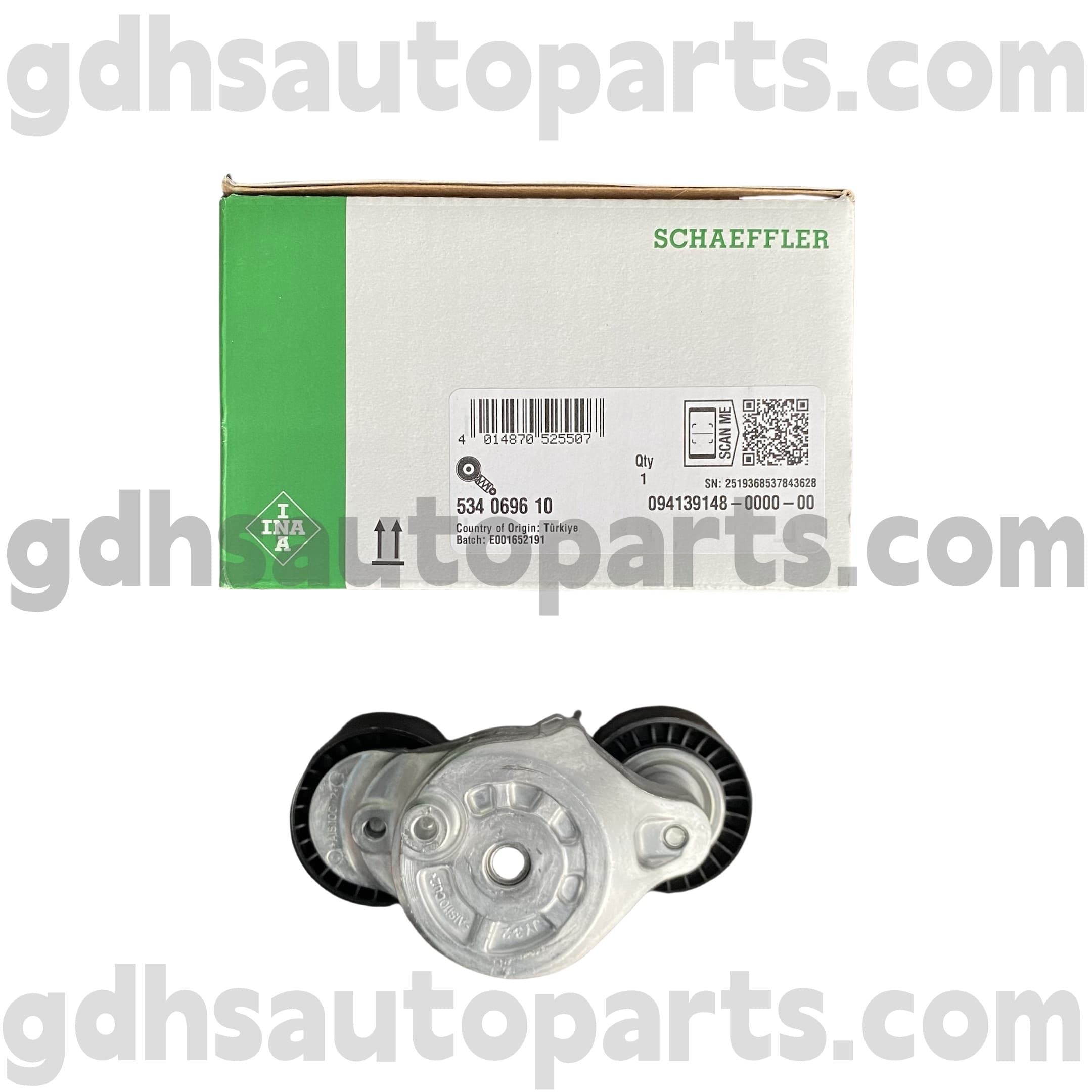 5340696100 Schaeffler Ina Timing Belt Murtle за Range Rover Evoque, Discovery Sport, Land Rover Discovery 4 OE No.LR114017