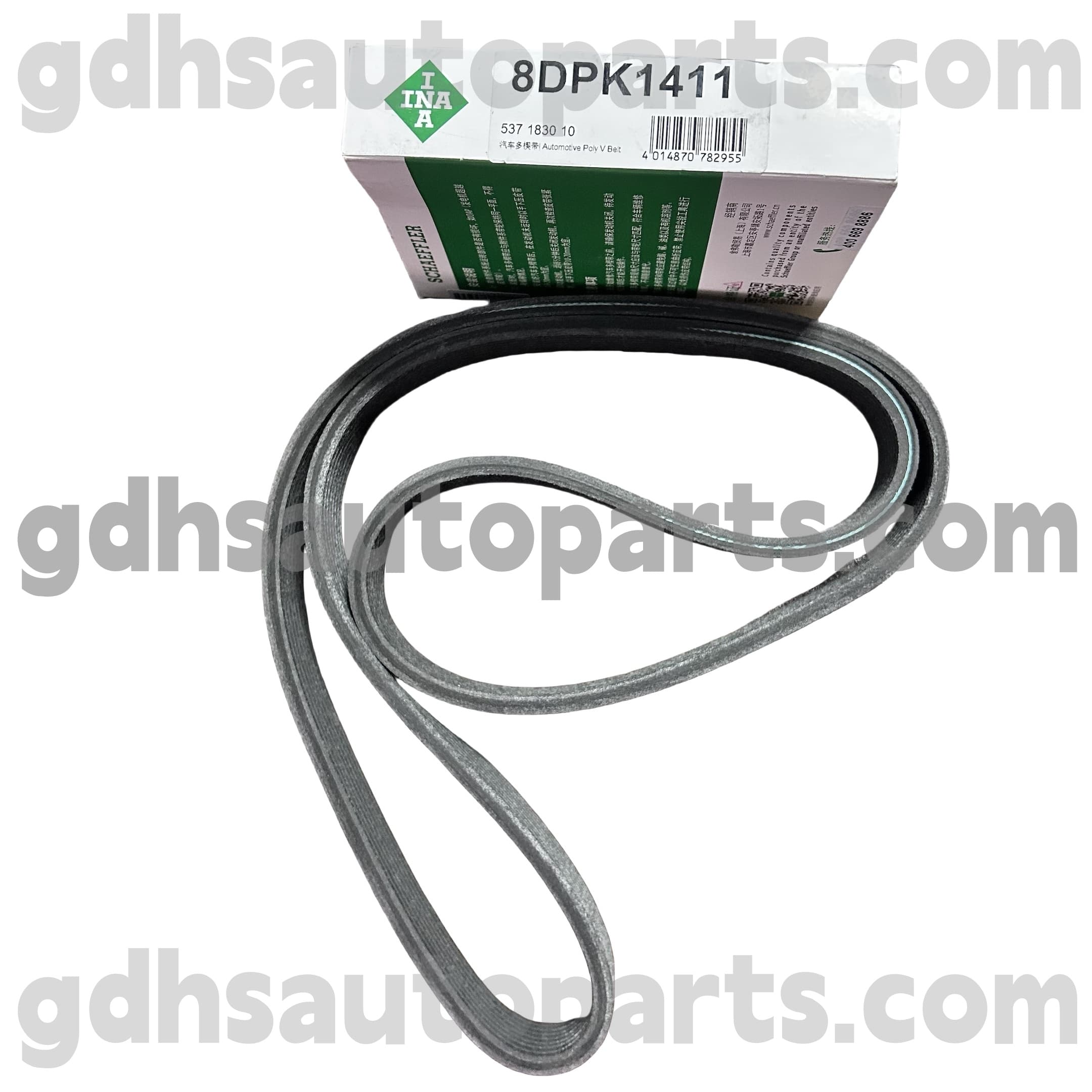 5371830100 Schaeffler Ina Supercharger Drive Belt за Jaguar XJ, Jaguar XF, Jaguar XE, Jaguar XK, F-Type, F-Pace OE бр. C2D39175