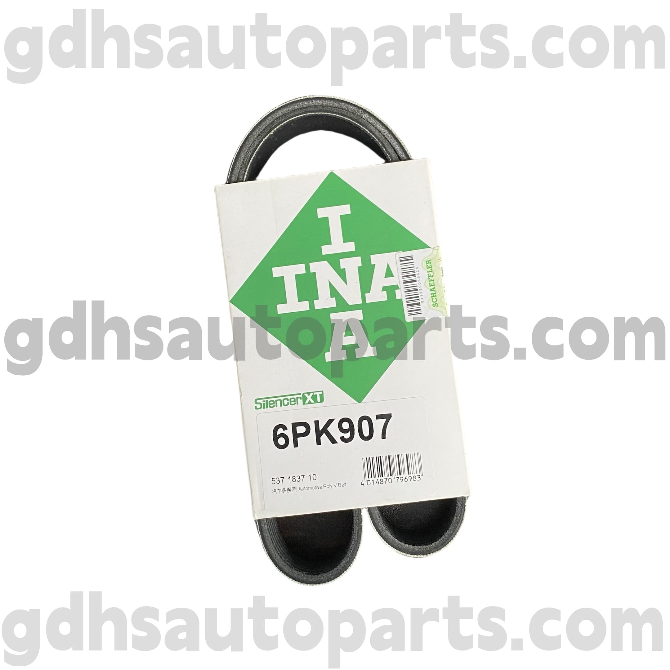 5371837100 Schaeffler Ina Drive Belt for Range Rover, Range Rover Sport, Range Rover Velar, New Defender OE No.LR100930