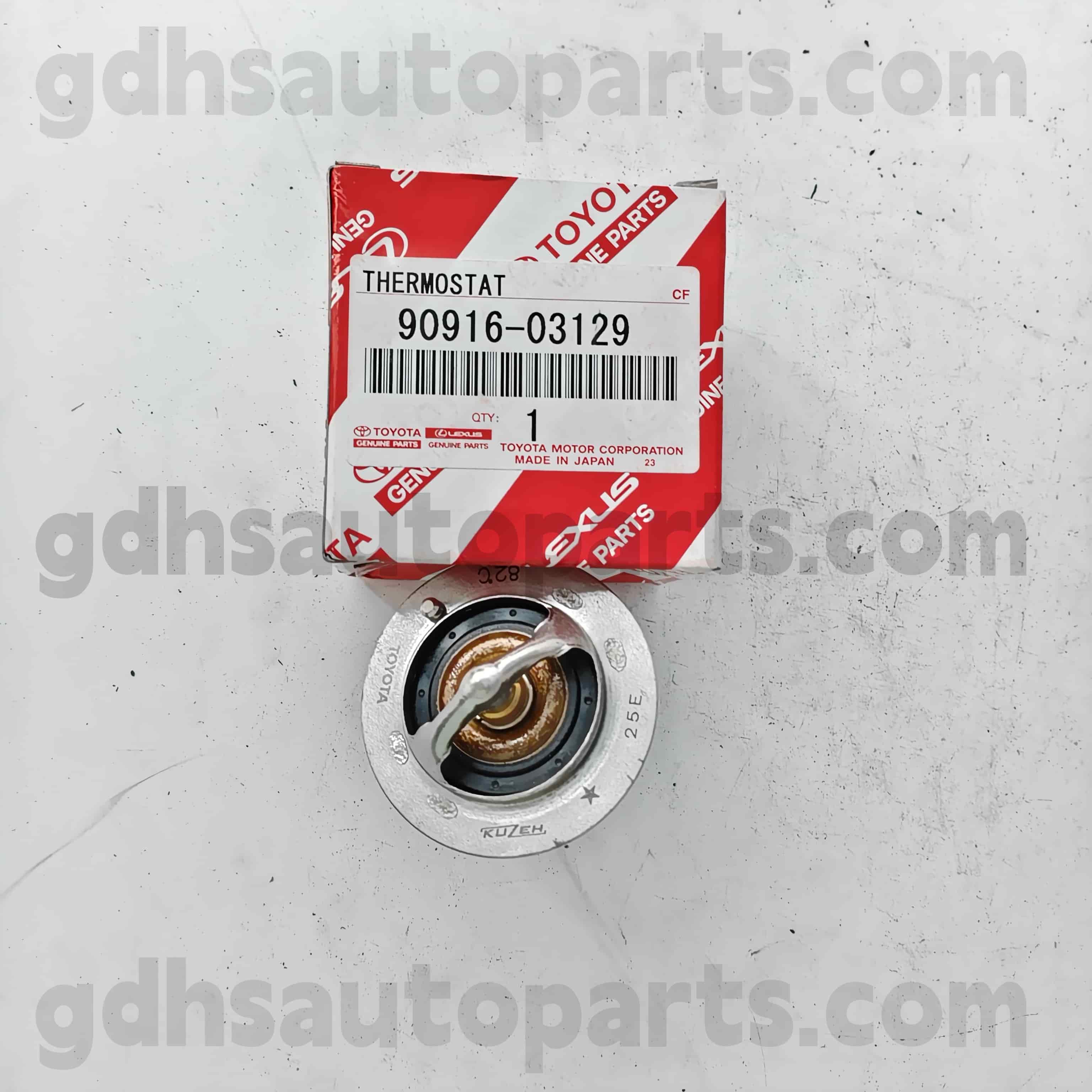 90916-03129 TOYOTA Оригинални делови Термостат за Camry 、 Lexus ES2 ##/350/300H 、 COROLLA SED 、 HILUX 、 CHASSIS NOV4 Бр. 2azfe..acu2#