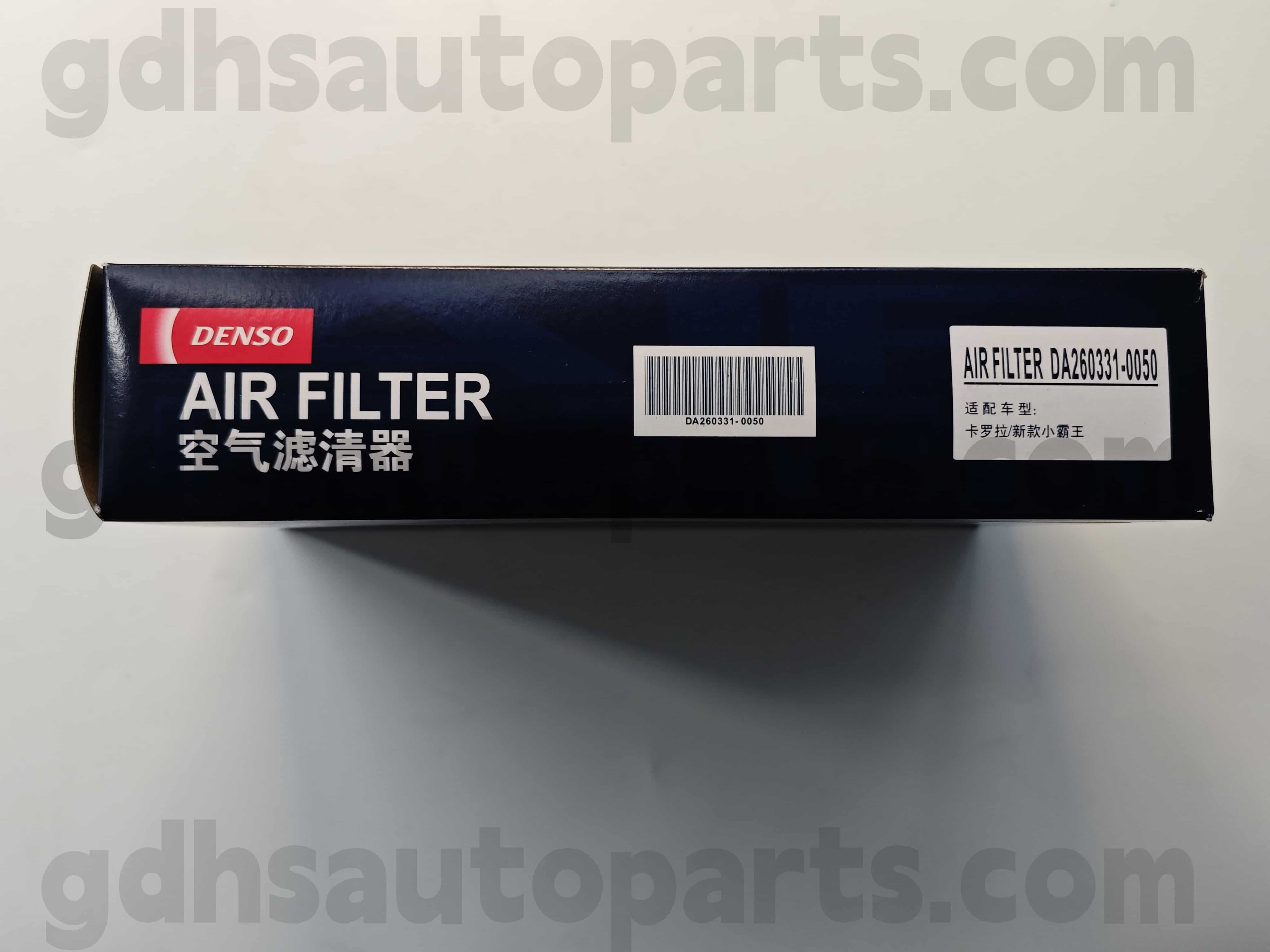 DA260331-0400 Toyota оригинални делови филтер за воздух за шасијата Camry бр. ACV4# 51 ASV50 60 AG OE бр. 17801-AZF09