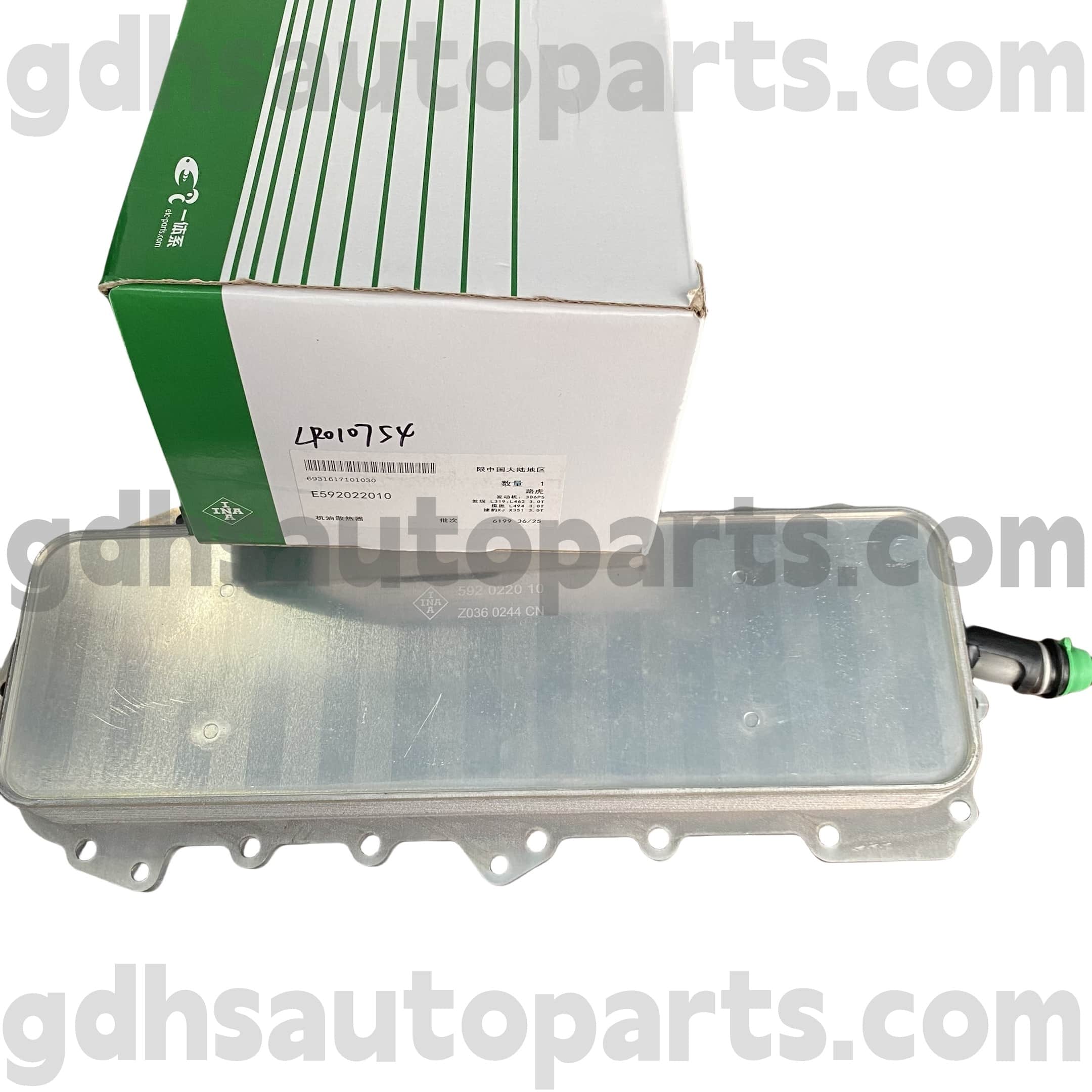 E5920220100 Schaeffler Ina моторна масло ладилник за Range Rover, Range Rover Sport, Land Rover Discovery 4 OE бр. LR010754
